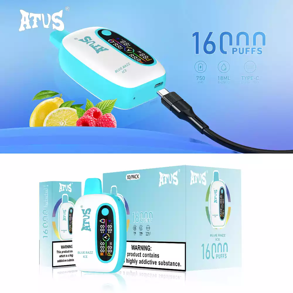 ATVS 16000 Puffs Dampfgenuss mit Mesh Coil
