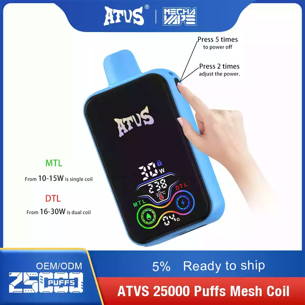 ATVS 30000 Puffs Dampfgenuss mit Mesh Coils