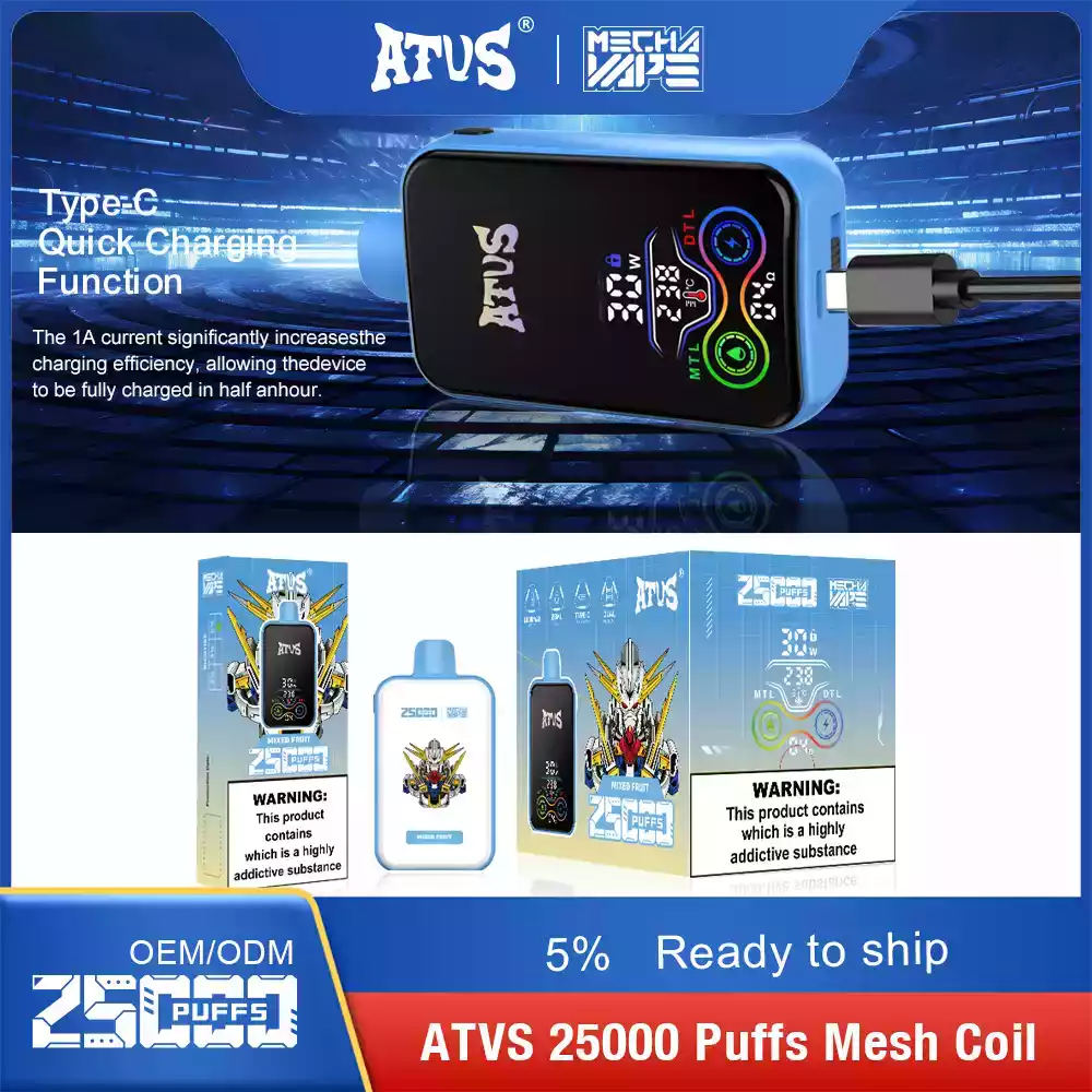 ATVS 30000 Puffs Dampfgenuss mit Mesh Coils