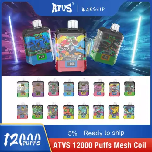 ATVS WARSHIP 12000 Puffs – Langanhaltender Dampfgenuss