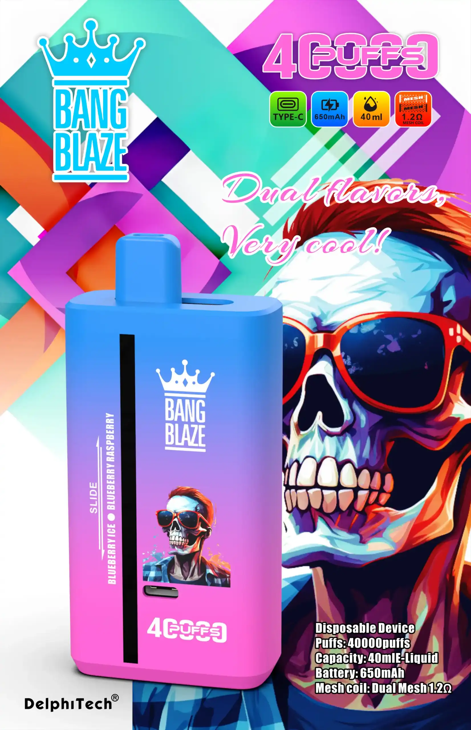 BANG BLAZE 40000 Puffs BK40S – Der ultimative Vape