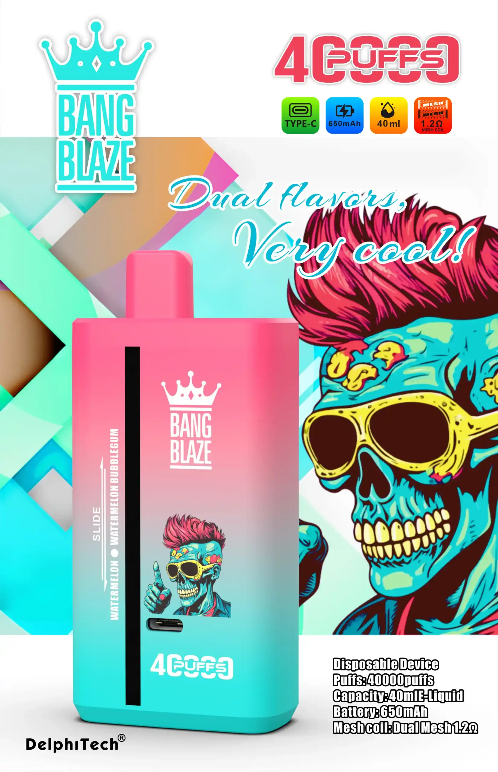 BANG BLAZE 40000 Puffs BK40S – Der ultimative Vape