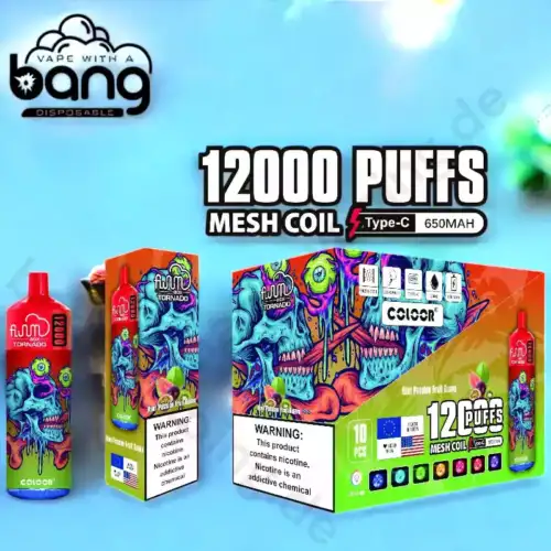 BANG FLUUM Box 12000 Puffs – Vielseitiger Genuss