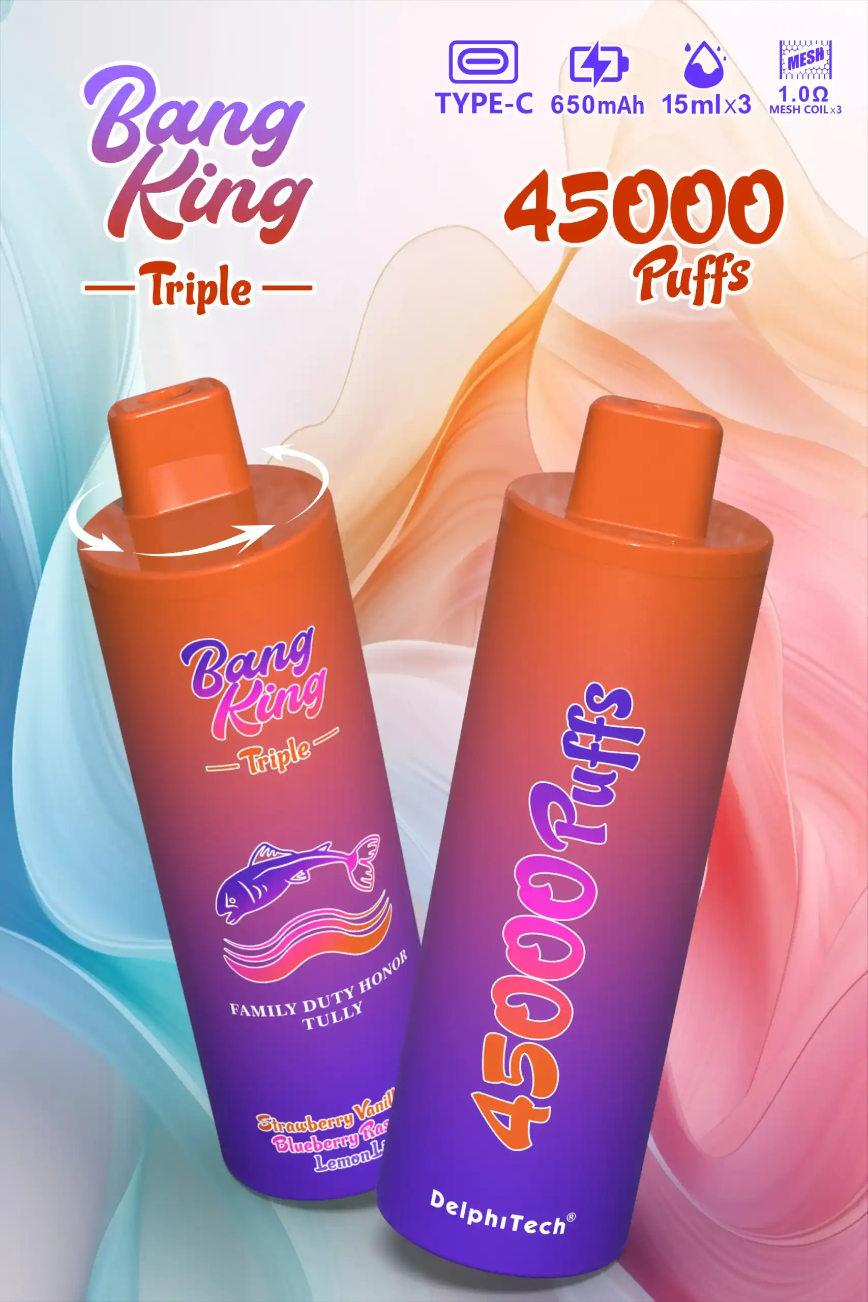 BANG KING 45000 PUFFS BK45 – Der langanhaltende Vape