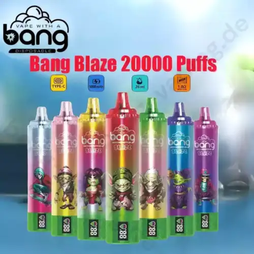 Bang Blaze 20000 Puffs – Langanhaltender Genuss