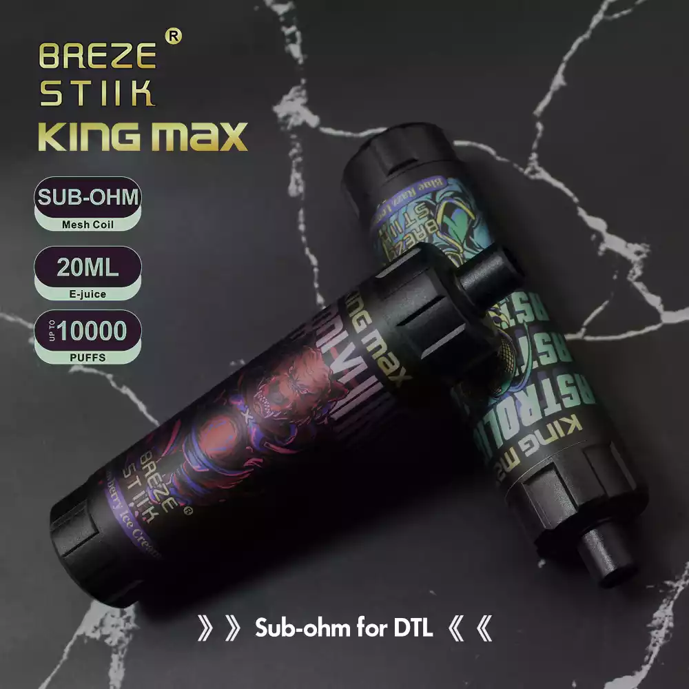 Breze Stiik King Max 10000 Puffs Leistung Einweg-E-Zigarette