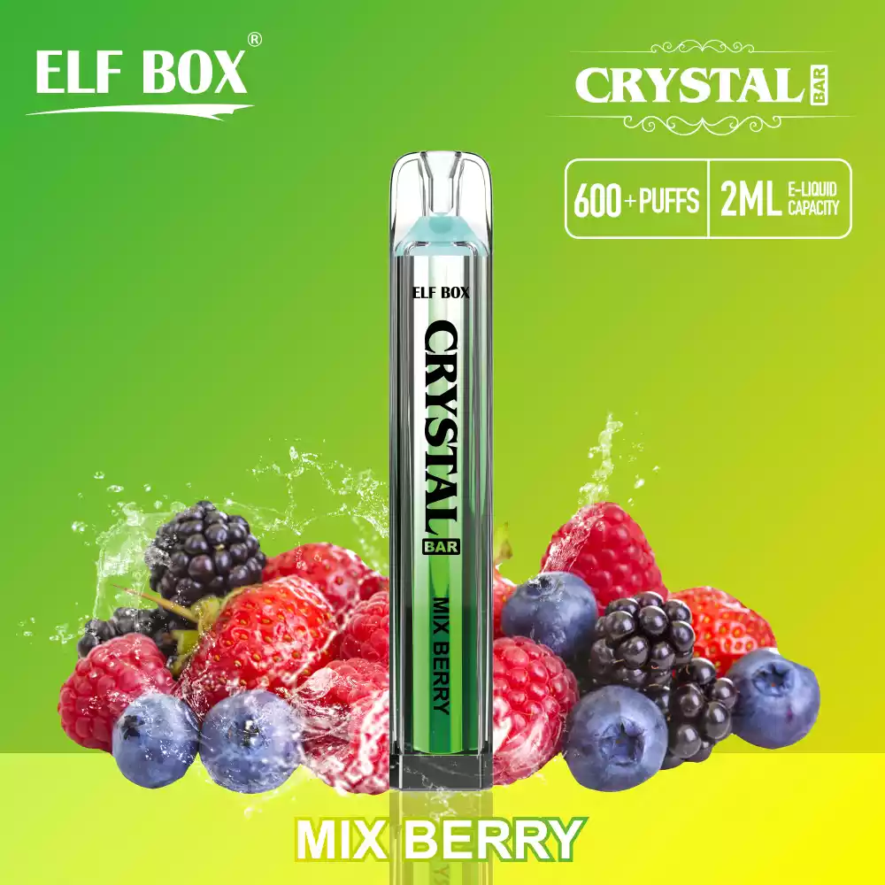 ELF BOX CRYSTAL BAR 600 Puffs 2ml E-Liquid