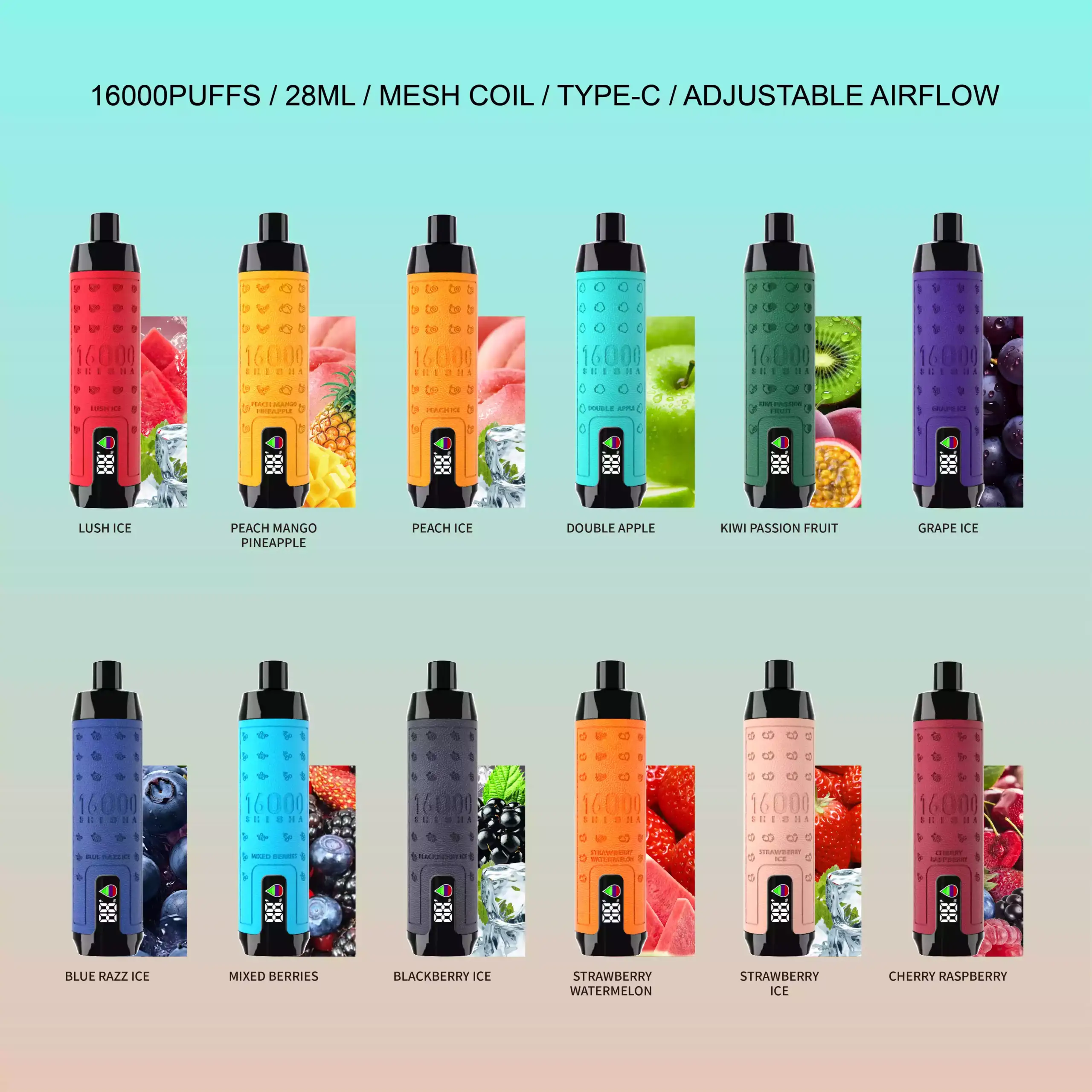 ELF BOX SHI SHA 16000 Puffs Einweg-E-Zigarette