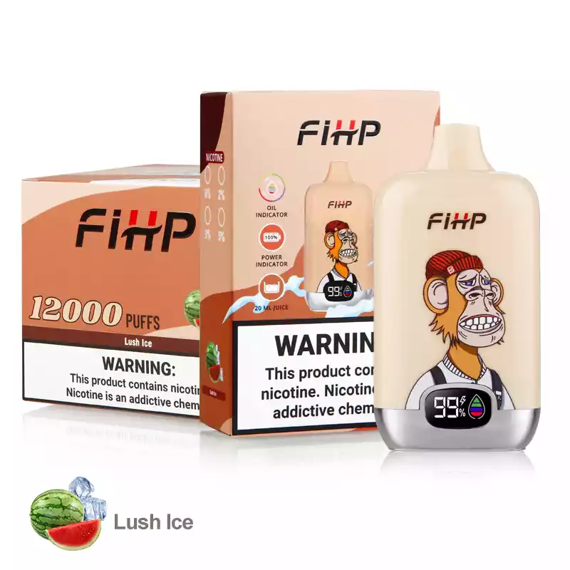 FIHP 12000 Puffs Einweg-E-Zigarette mit LED-Display