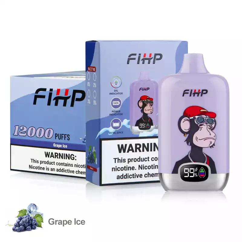 FIHP 12000 Puffs Einweg-E-Zigarette mit LED-Display
