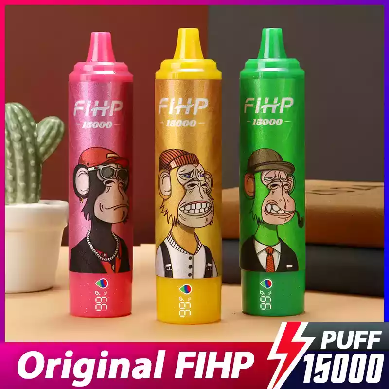 FIHP 15000 Puffs 22 ml E-Liquid, LED-Display