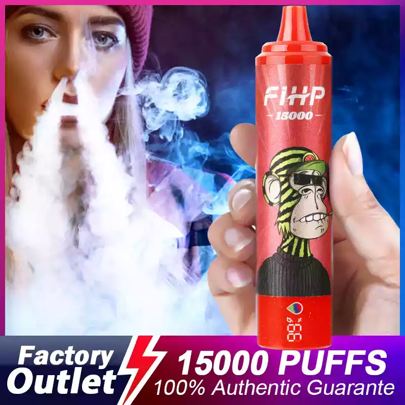 FIHP 15000 Puffs 22 ml E-Liquid, LED-Display