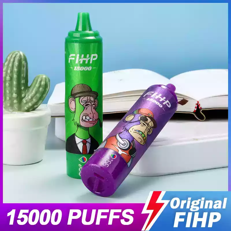 FIHP 15000 Puffs 22 ml E-Liquid, LED-Display