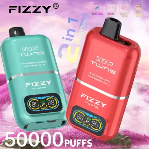 FIZZY Twins 50000 Züge – Doppelter Geschmack
