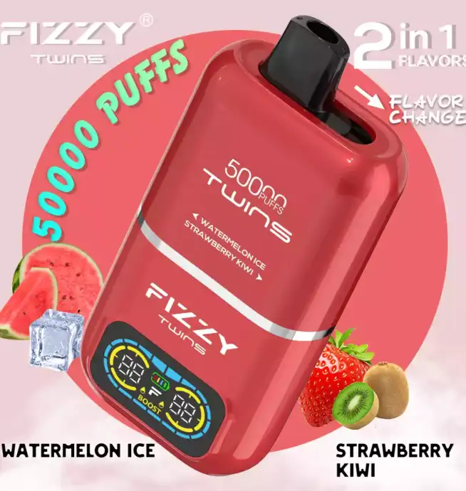 FIZZY Twins 50000 Züge – Doppelter Geschmack