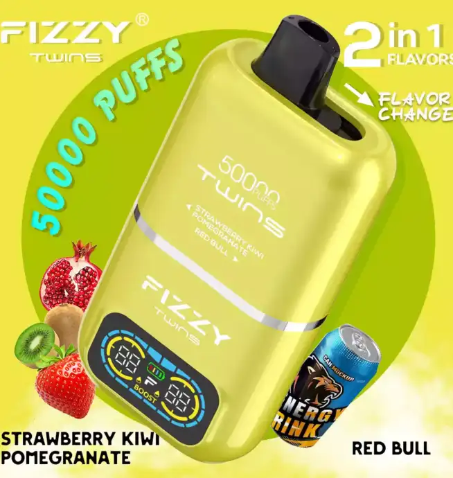 FIZZY Twins 50000 Züge – Doppelter Geschmack