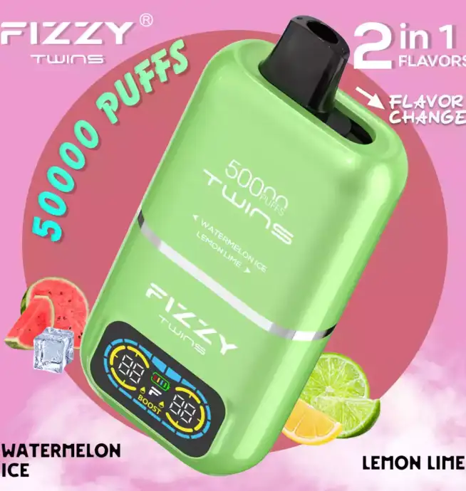 FIZZY Twins 50000 Züge – Doppelter Geschmack
