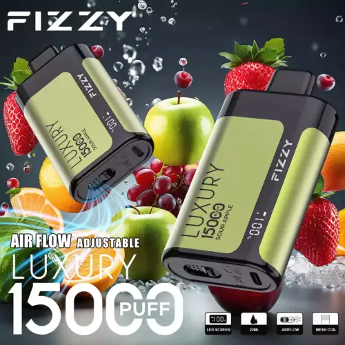 Fizzy Luxury 15000 Puffs LCD-Display Einweg-E-Zigarette