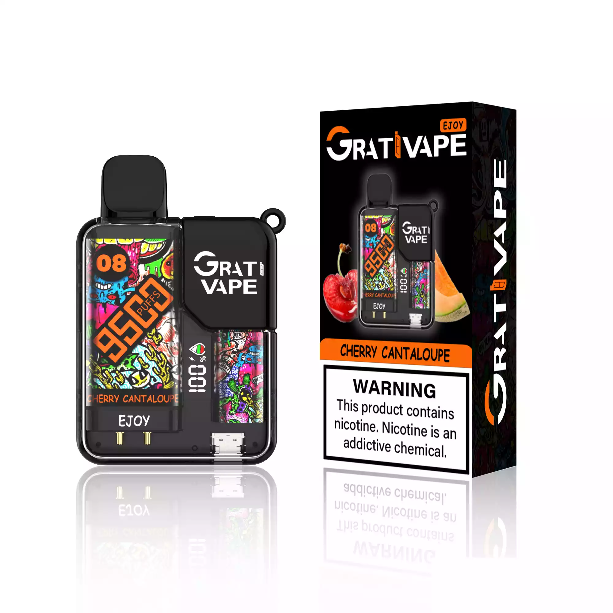 Grativape Ejoy 9500 Puffs Mesh Coil Einweg-E-Zigarette