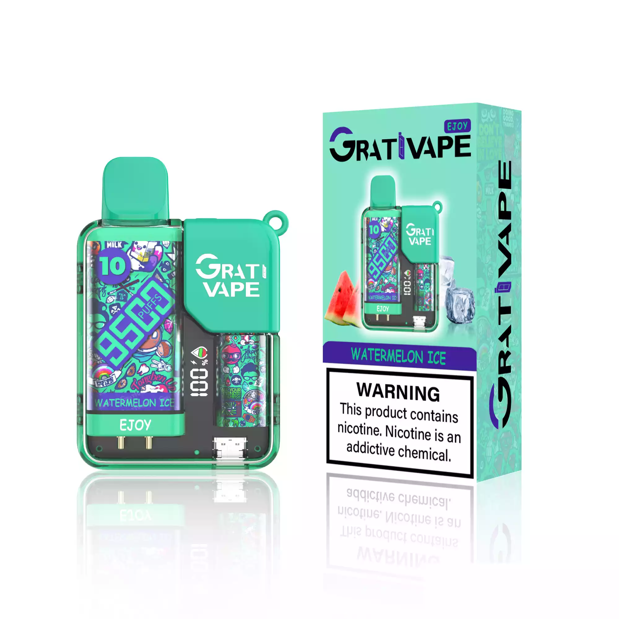 Grativape Ejoy 9500 Puffs Mesh Coil Einweg-E-Zigarette