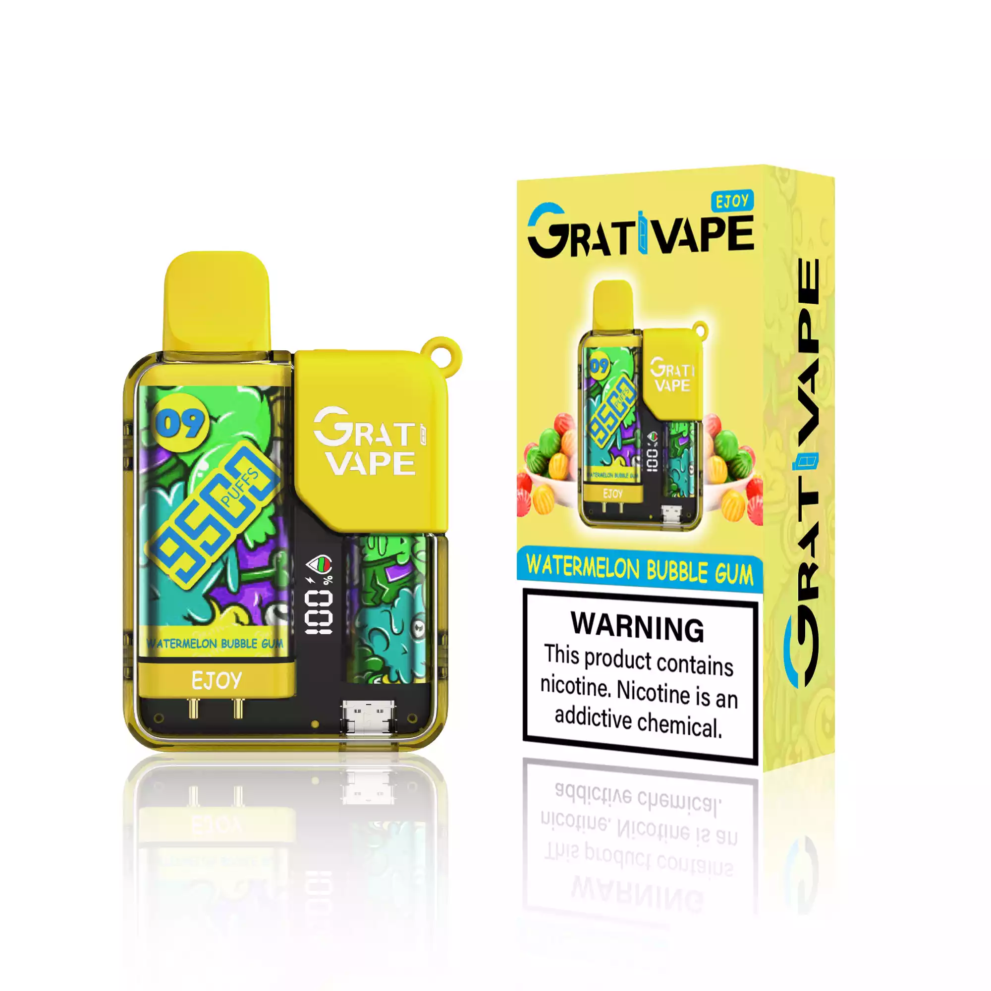 Grativape Ejoy 9500 Puffs Mesh Coil Einweg-E-Zigarette