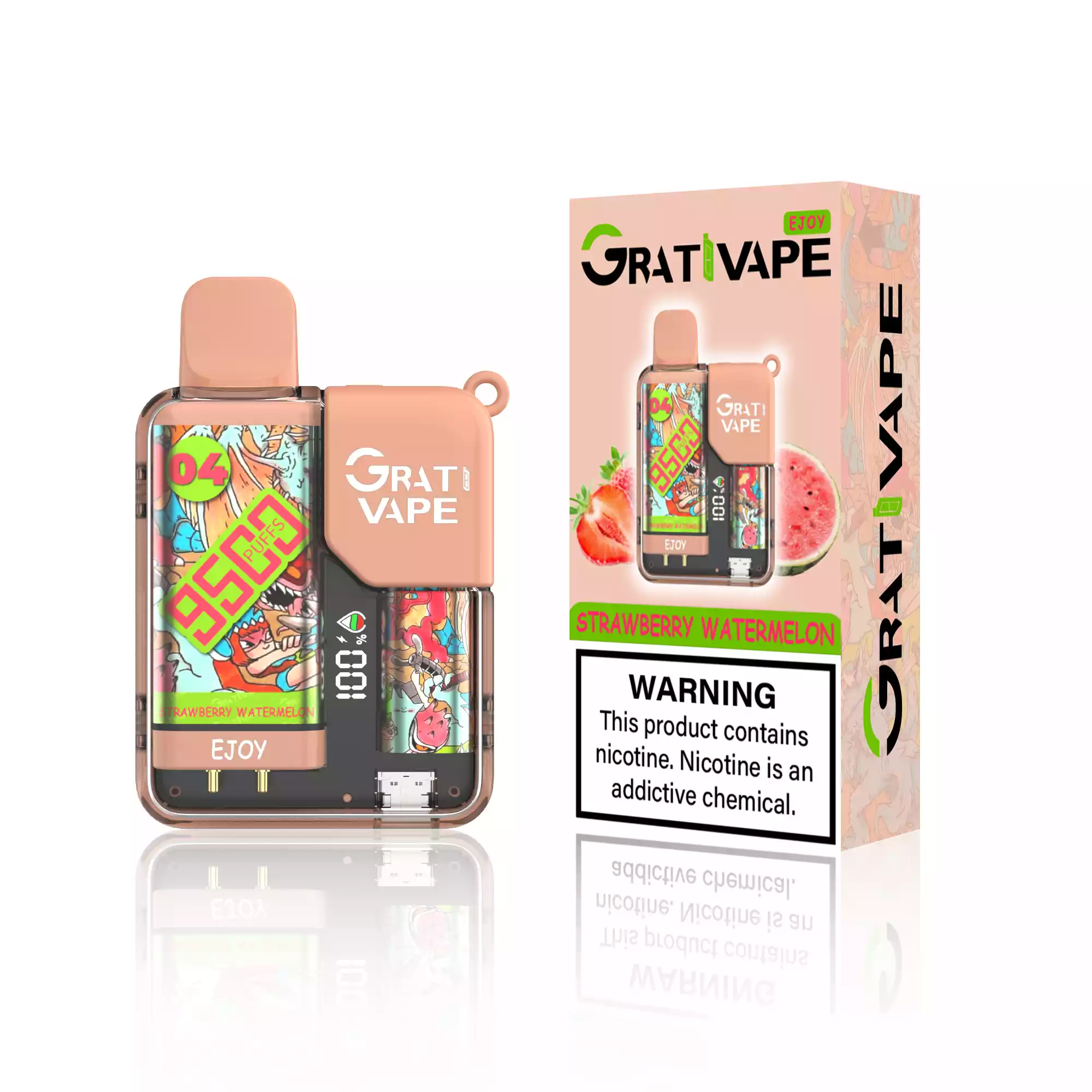 Grativape Ejoy 9500 Puffs Mesh Coil Einweg-E-Zigarette