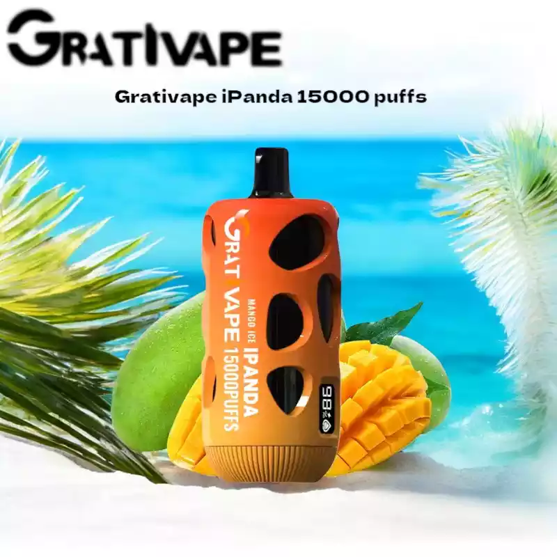 Grativape iPanda 15000 Puffs Mesh Coil Einweg-E-Zigarette
