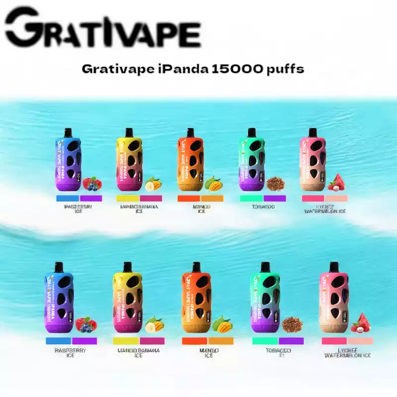 Grativape iPanda 15000 Puffs Mesh Coil Einweg-E-Zigarette