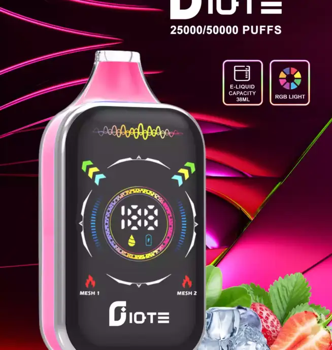 IQTE 50000 Puffs Mesh Coil Einweg-E-Zigarette