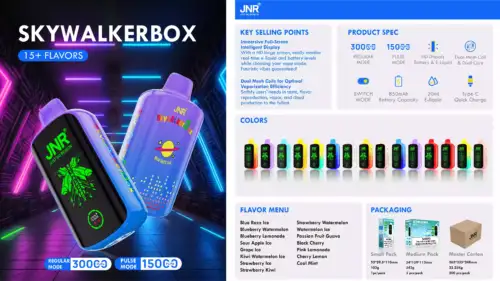 JNR SKYWALKER BOX 21000 Züge Lang anhaltender Vape