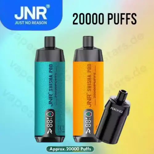 JNR Shisha Pod 20000 Züge Doppelte Mesh-Spule Einweg-Vape