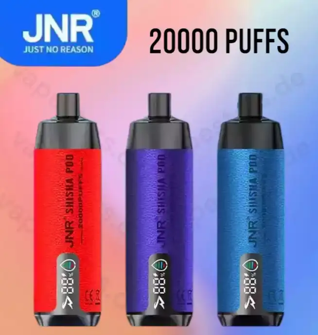 JNR Shisha Pod 20000 Züge Doppelte Mesh-Spule Einweg-Vape
