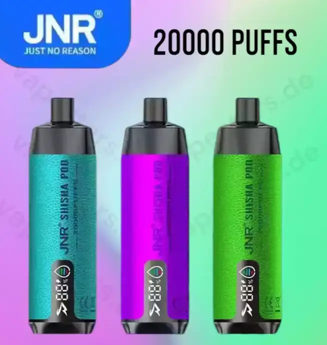 JNR Shisha Pod 20000 Züge Doppelte Mesh-Spule Einweg-Vape