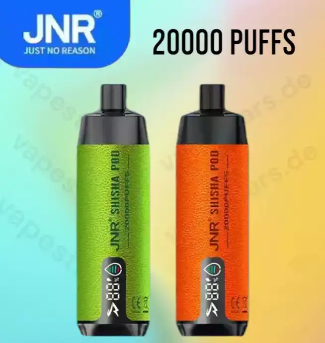 JNR Shisha Pod 20000 Züge Doppelte Mesh-Spule Einweg-Vape