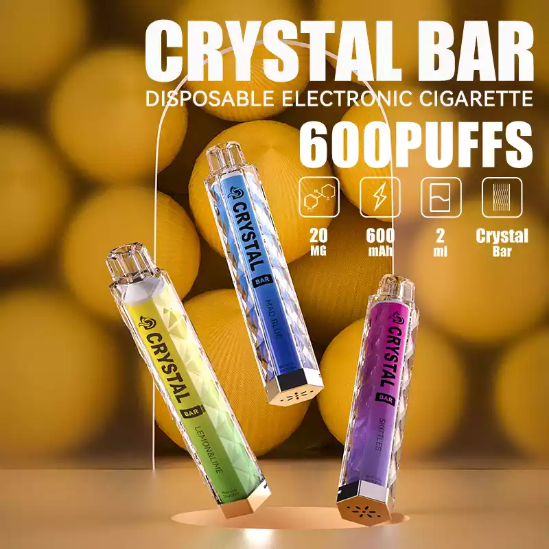 MYDE CRYSTAL BAR 600 Puffs Mesh Coil Einweg-E-Zigarette