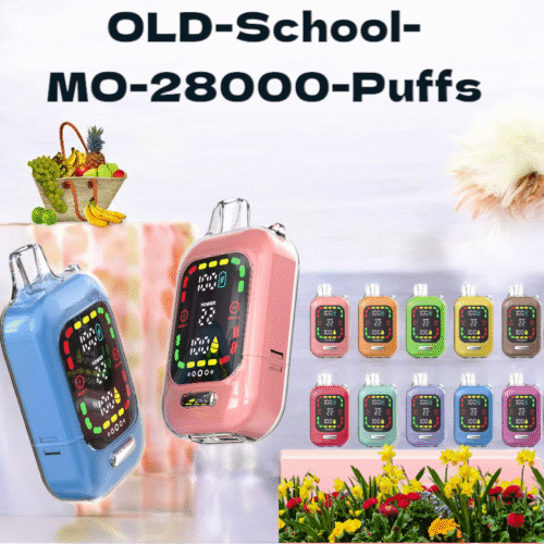 OLD School MO 28000 Puffs Mesh Coil Einweg-E-Zigarette