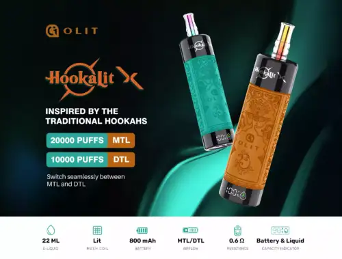 OLIT HOOKALIT X 20000 Puffs für innovatives Vaper