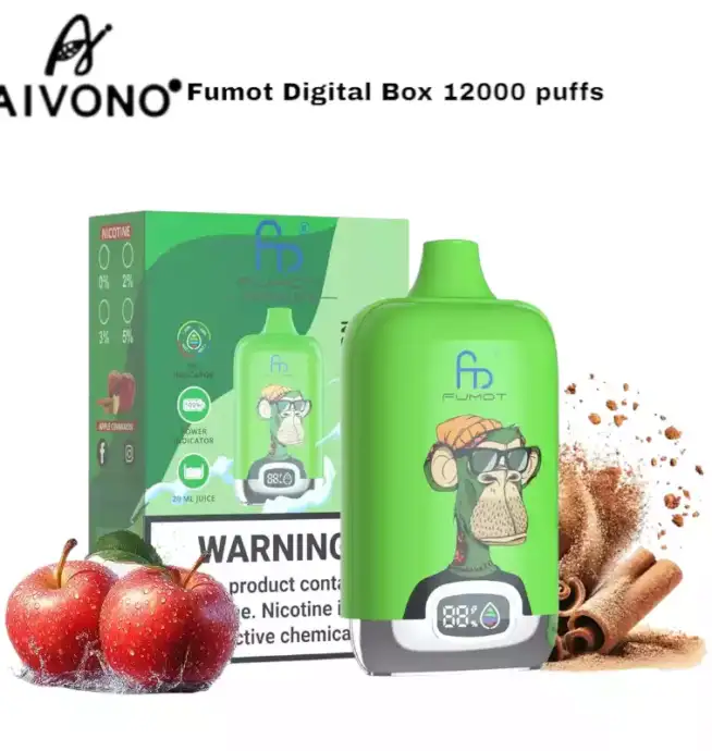 RandM Fumot Digital Box 12000 Puffs langanhaltenden Dampfgenuss
