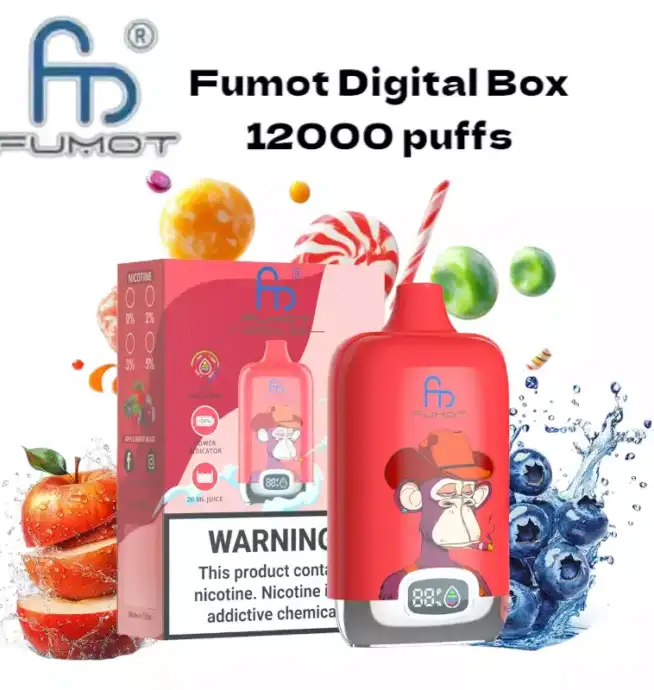 RandM Fumot Digital Box 12000 Puffs langanhaltenden Dampfgenuss