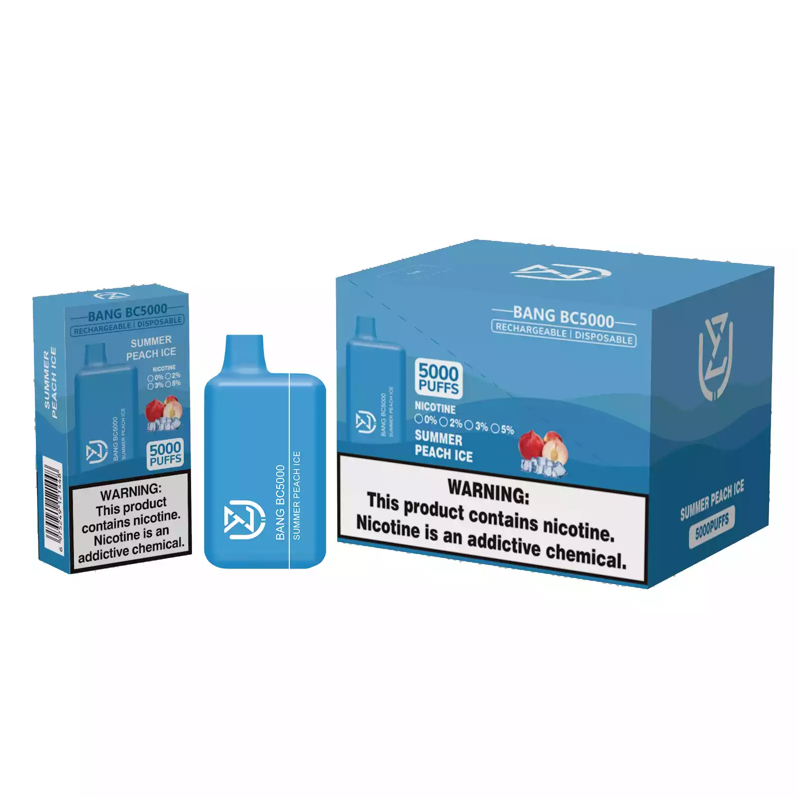 UZY Bang BC 5000 Puffs Langanhaltender Dampfgenuss