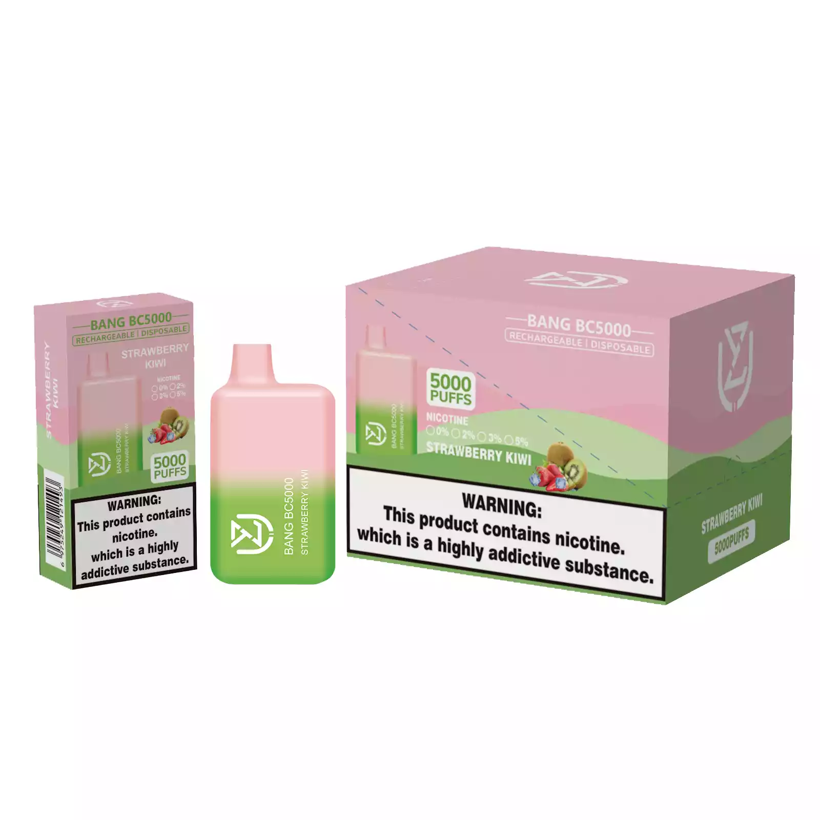 UZY Bang BC 5000 Puffs Langanhaltender Dampfgenuss