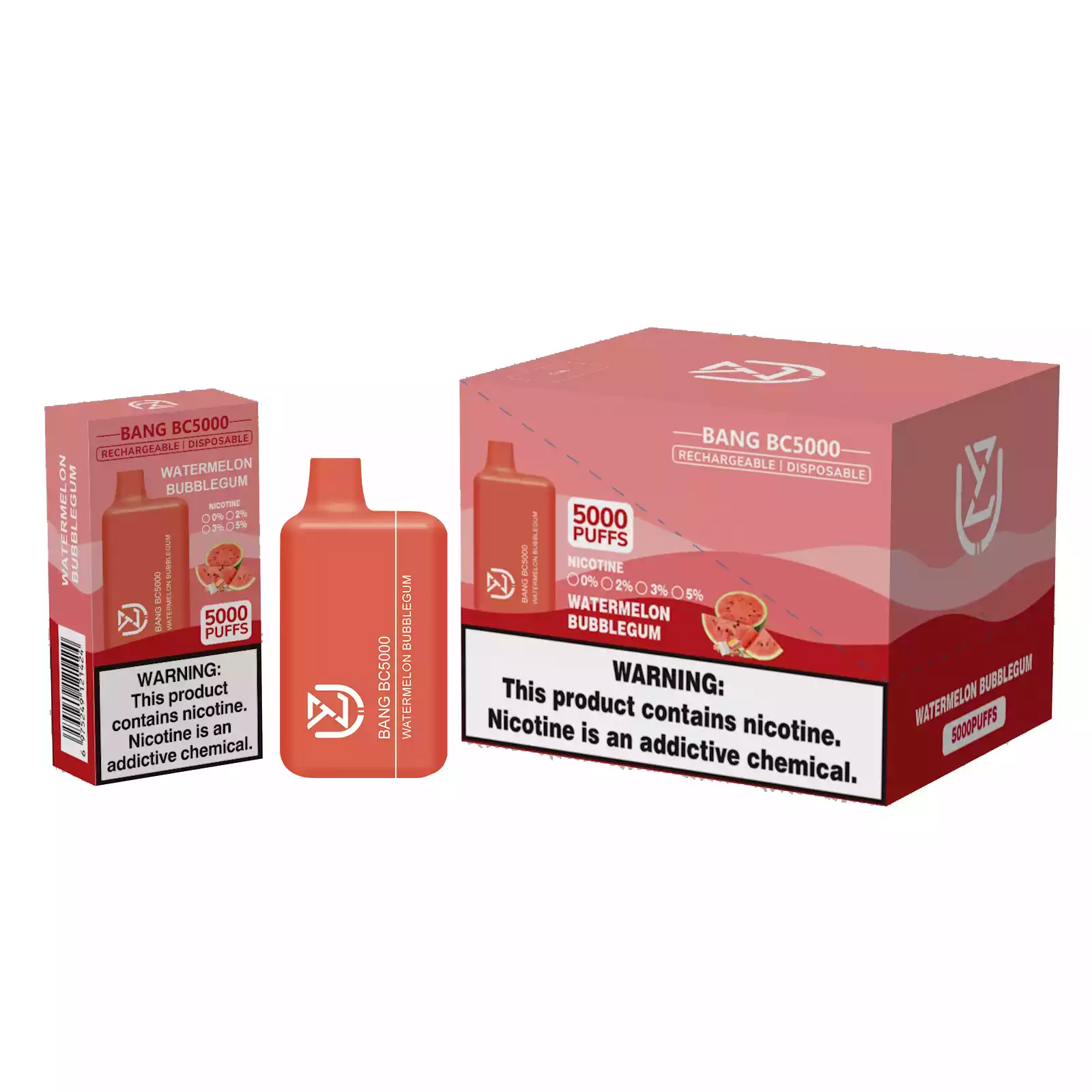 UZY Bang BC 5000 Puffs Langanhaltender Dampfgenuss