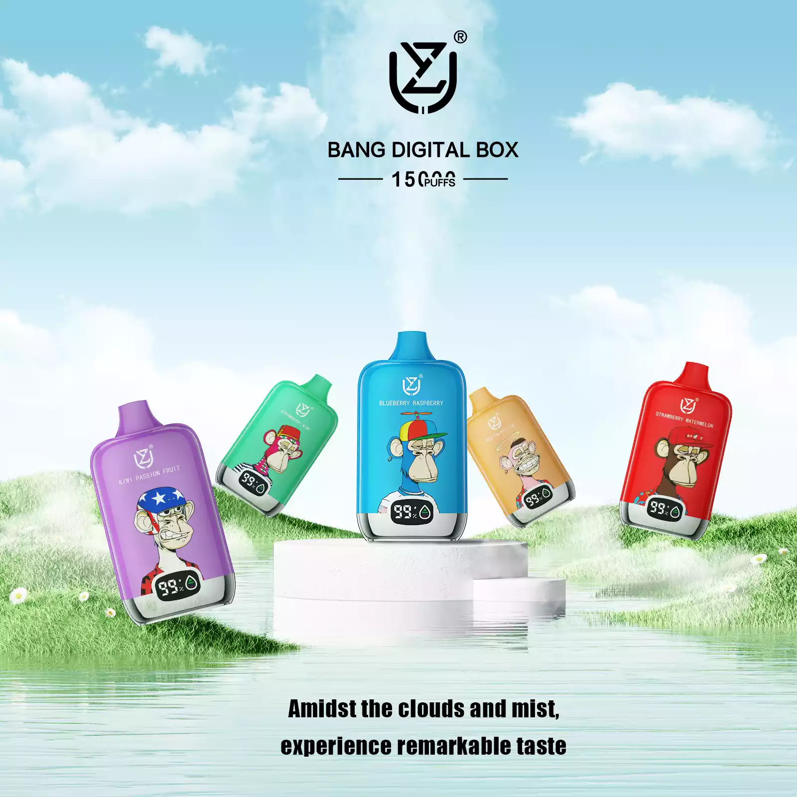 UZY Bang Digital 15000 Puffs – Langanhaltender Dampfgenuss