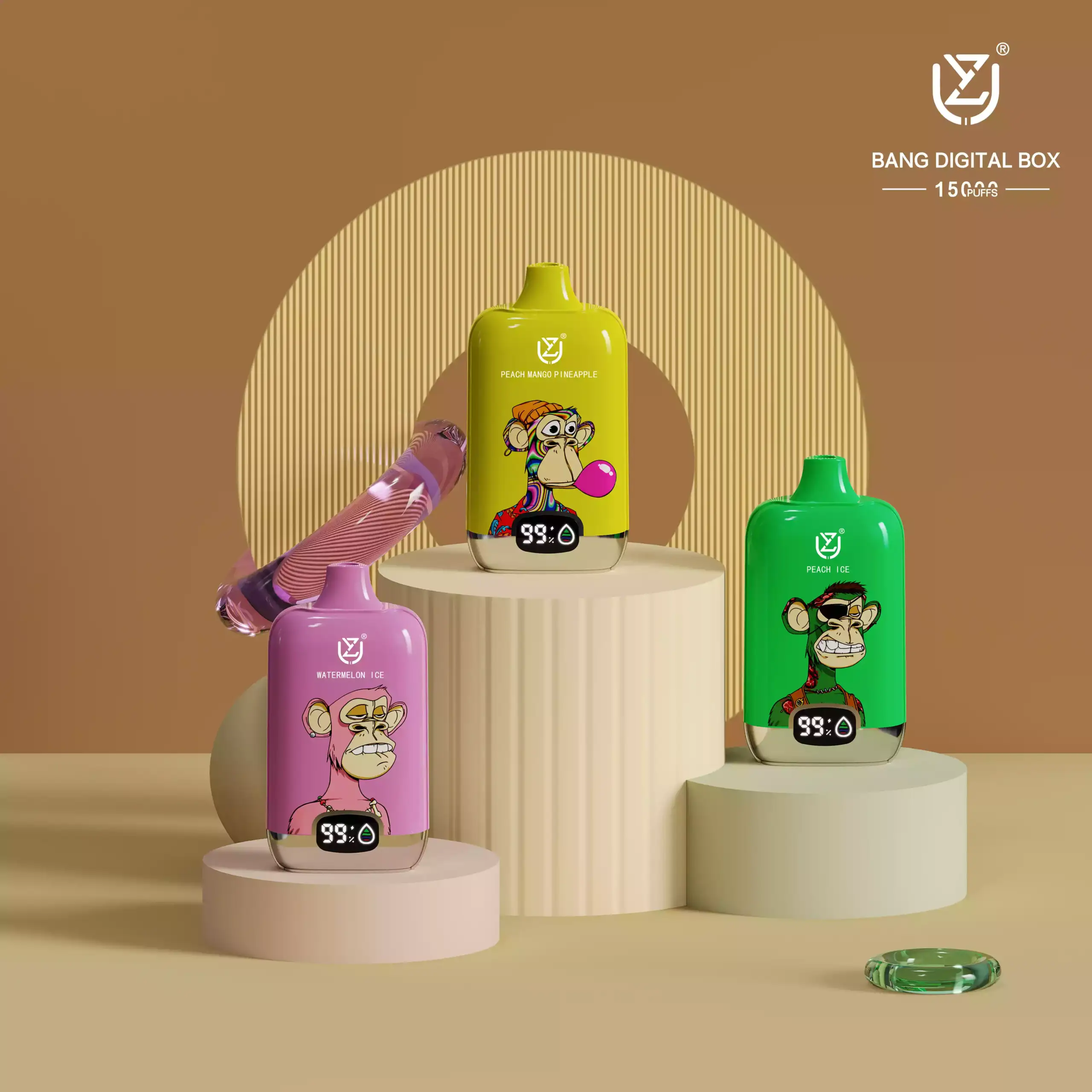 UZY Bang Digital 15000 Puffs – Langanhaltender Dampfgenuss