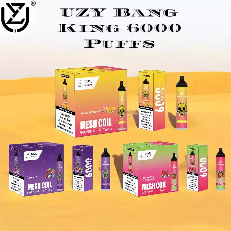 UZY Bang King 6000 Puffs Der ultimative Einweg-Vape