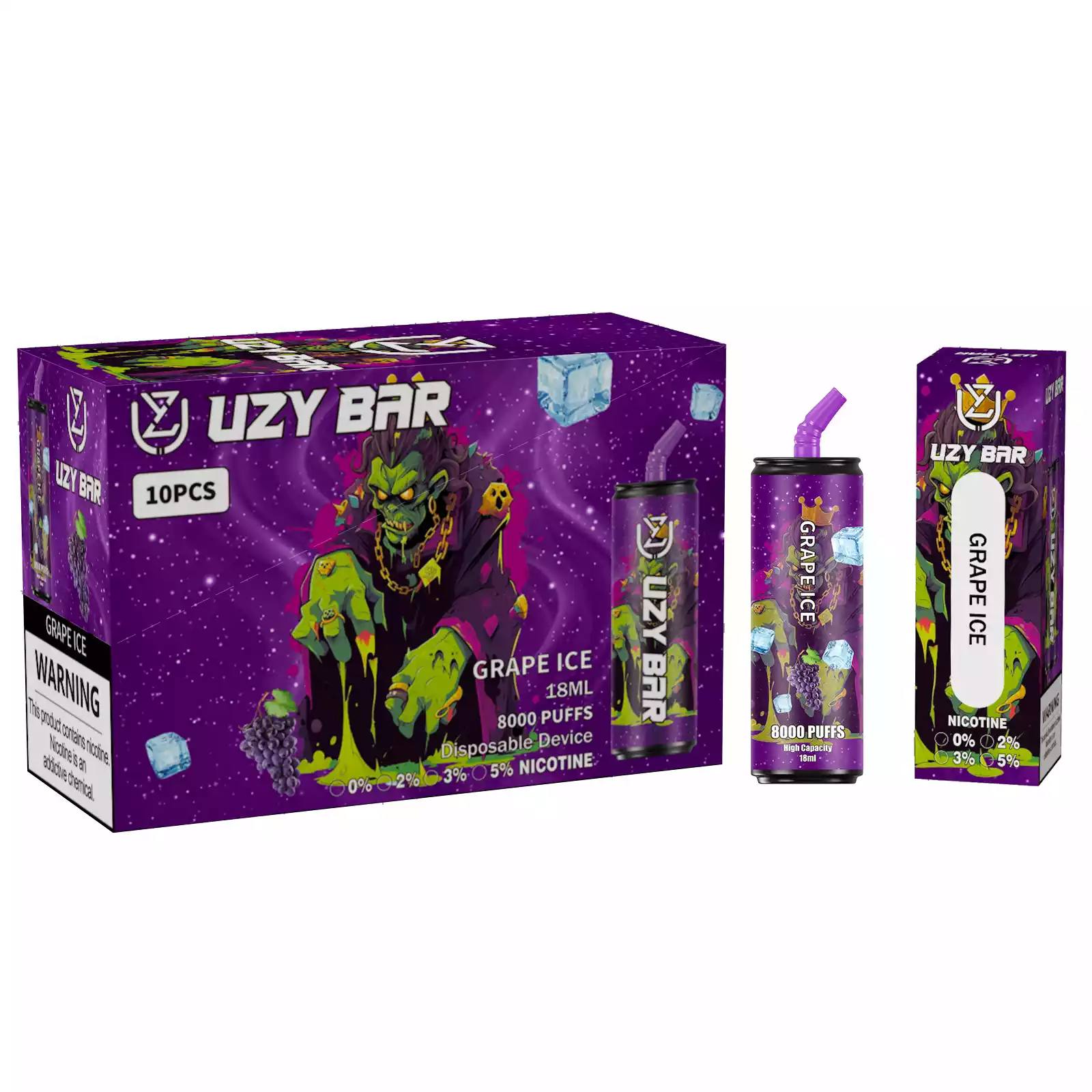 UZY Bar 8000 Puffs – Die perfekte Wahl für