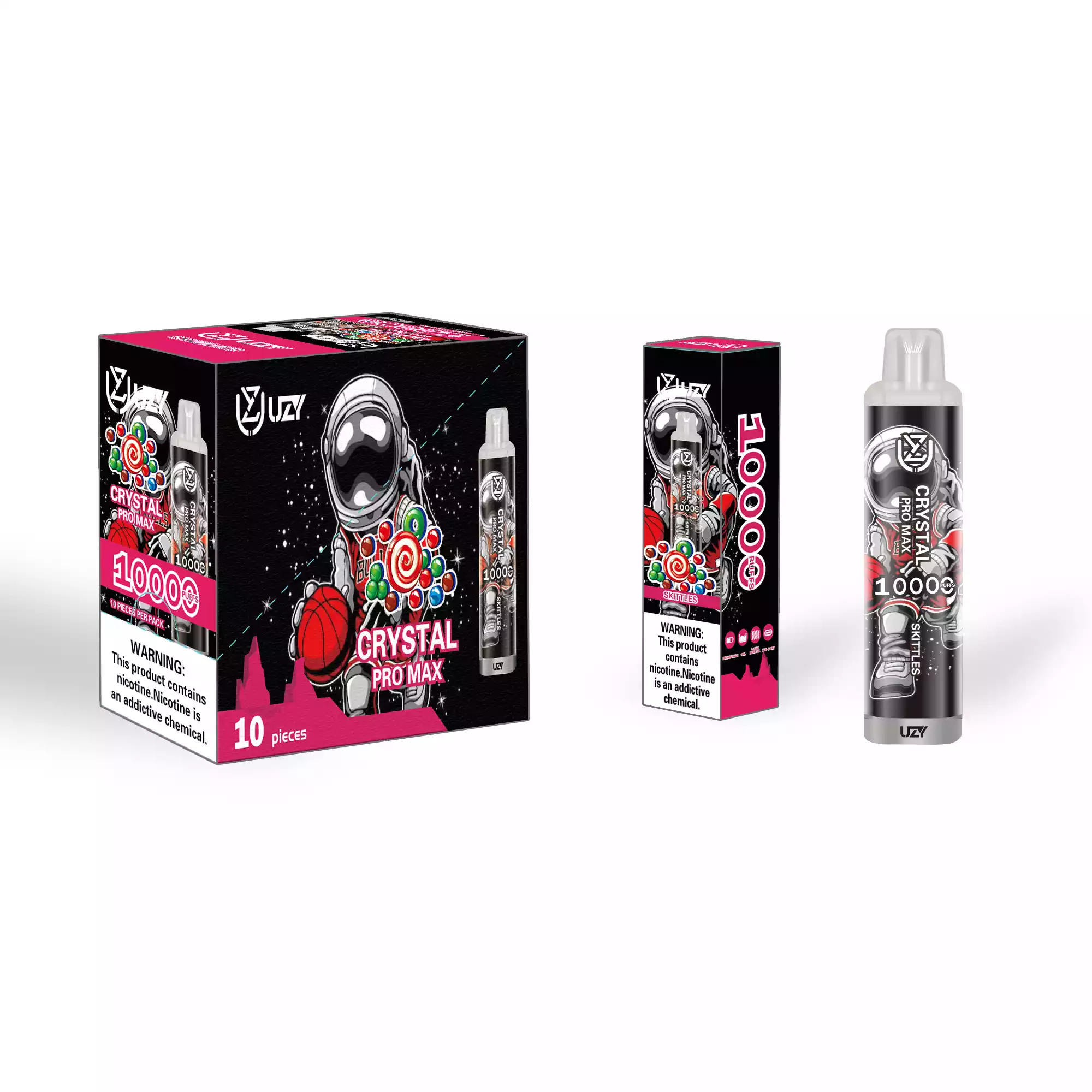 UZY Crystal Pro Max 10000 Puffs –Dampferlebnis