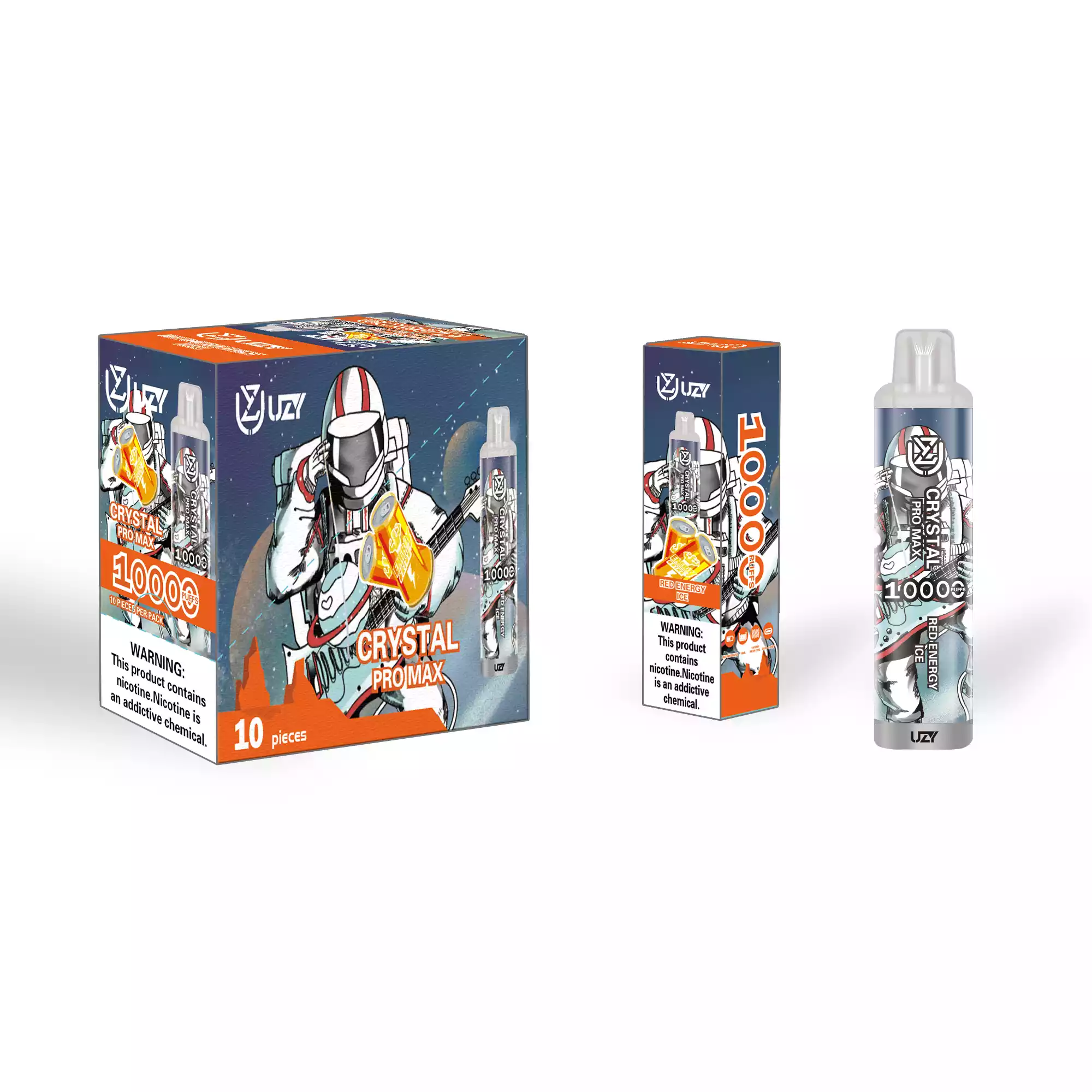 UZY Crystal Pro Max 10000 Puffs –Dampferlebnis