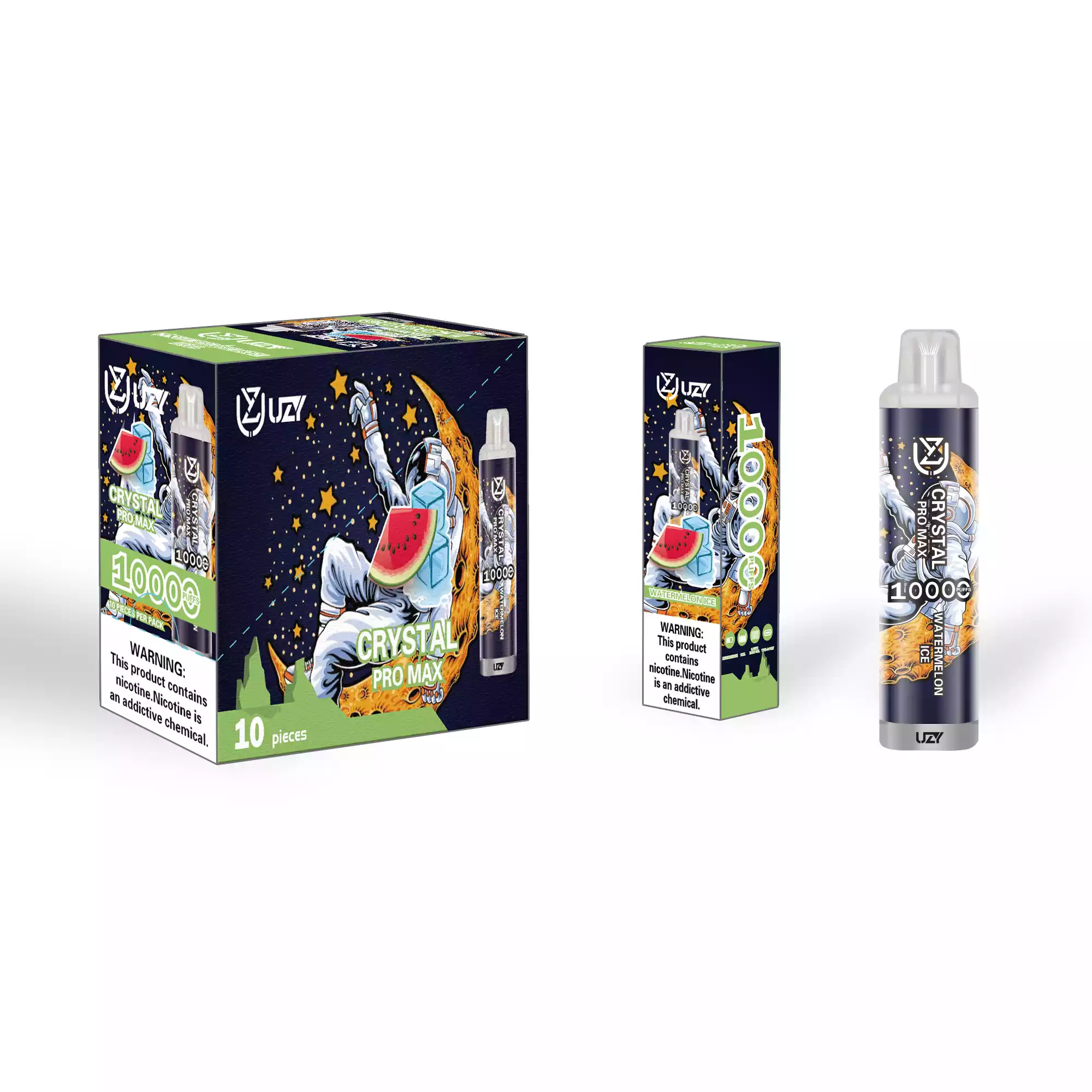 UZY Crystal Pro Max 10000 Puffs –Dampferlebnis