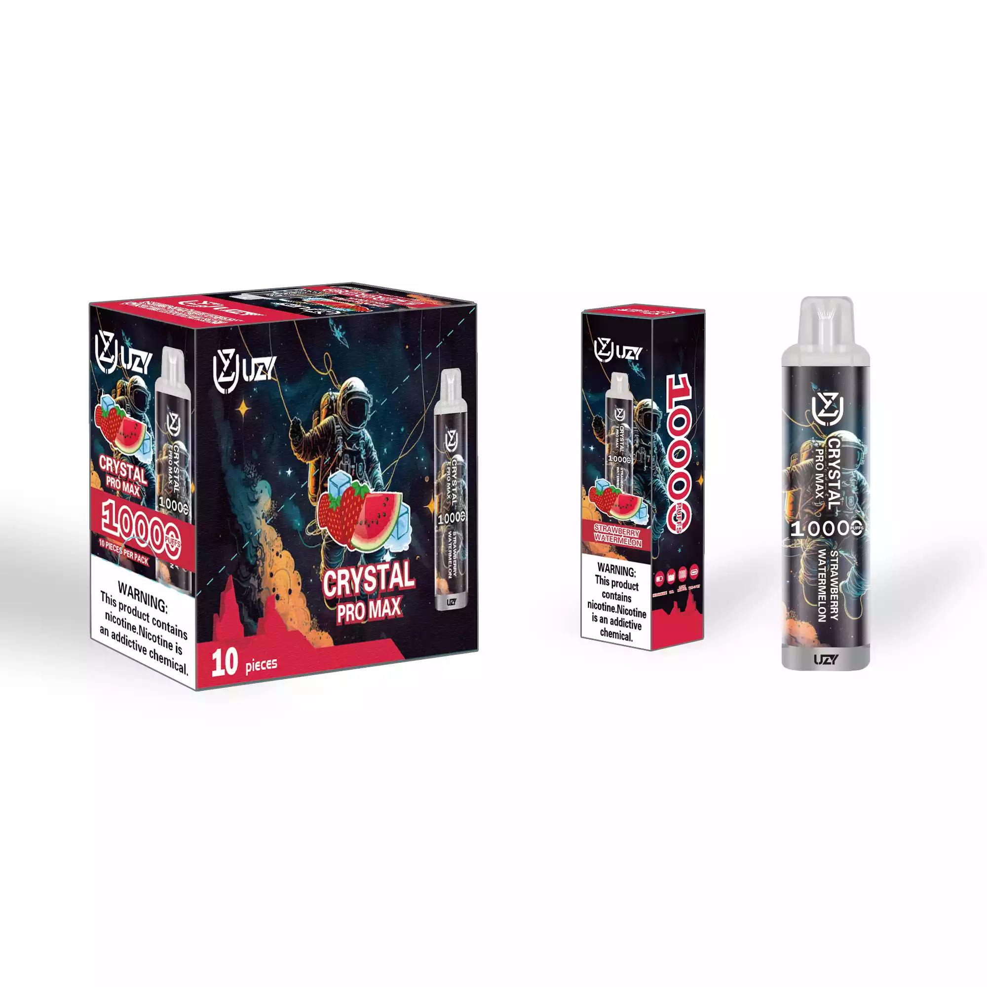 UZY Crystal Pro Max 10000 Puffs –Dampferlebnis